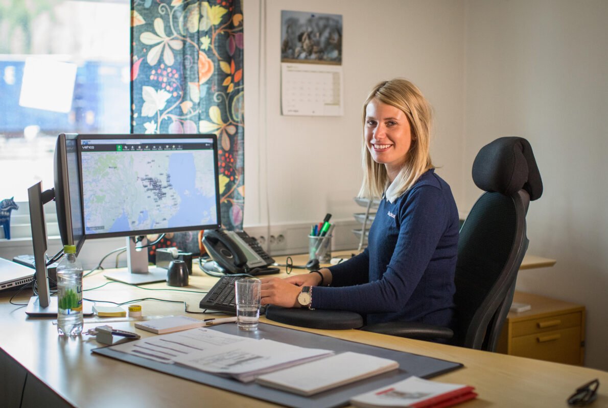 Elin Hedman Eriksson, ansvarig för IT-affärsutveckling på DalaFrakt.