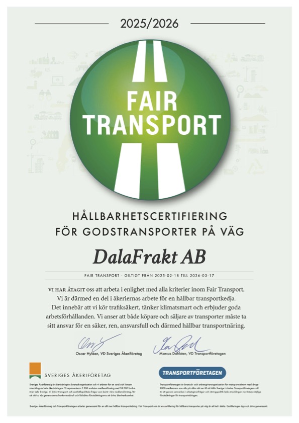 Fair Transport 2025-2026 Fair Transport 2025-2026